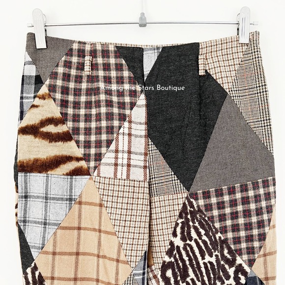 Super Rare 90s D&G Patchwork Capri Pants ASO Anya in Buffy the Vampire Slayer - Picture 4 of 7